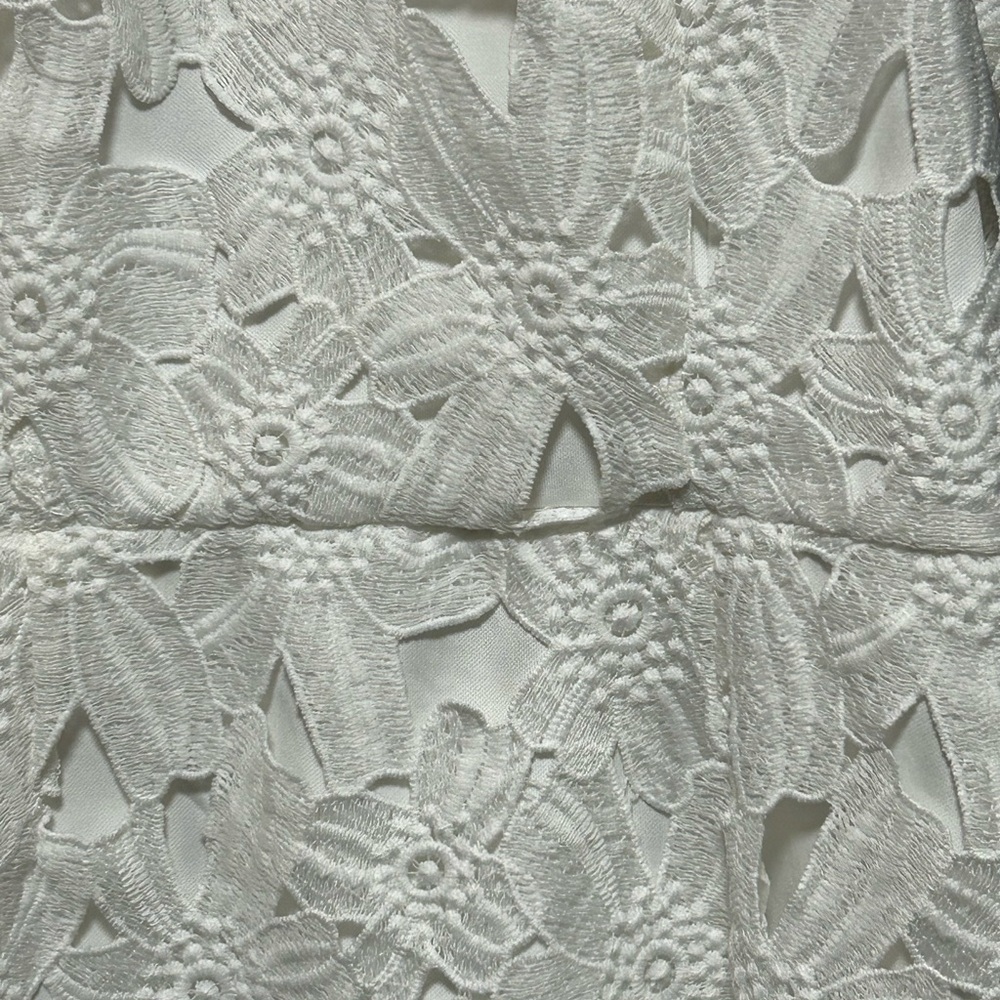 Astr White Floral Mini Dress - Picture 3 of 4